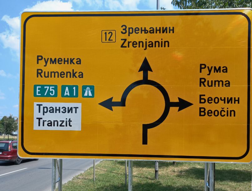 Depiction - Direction signs