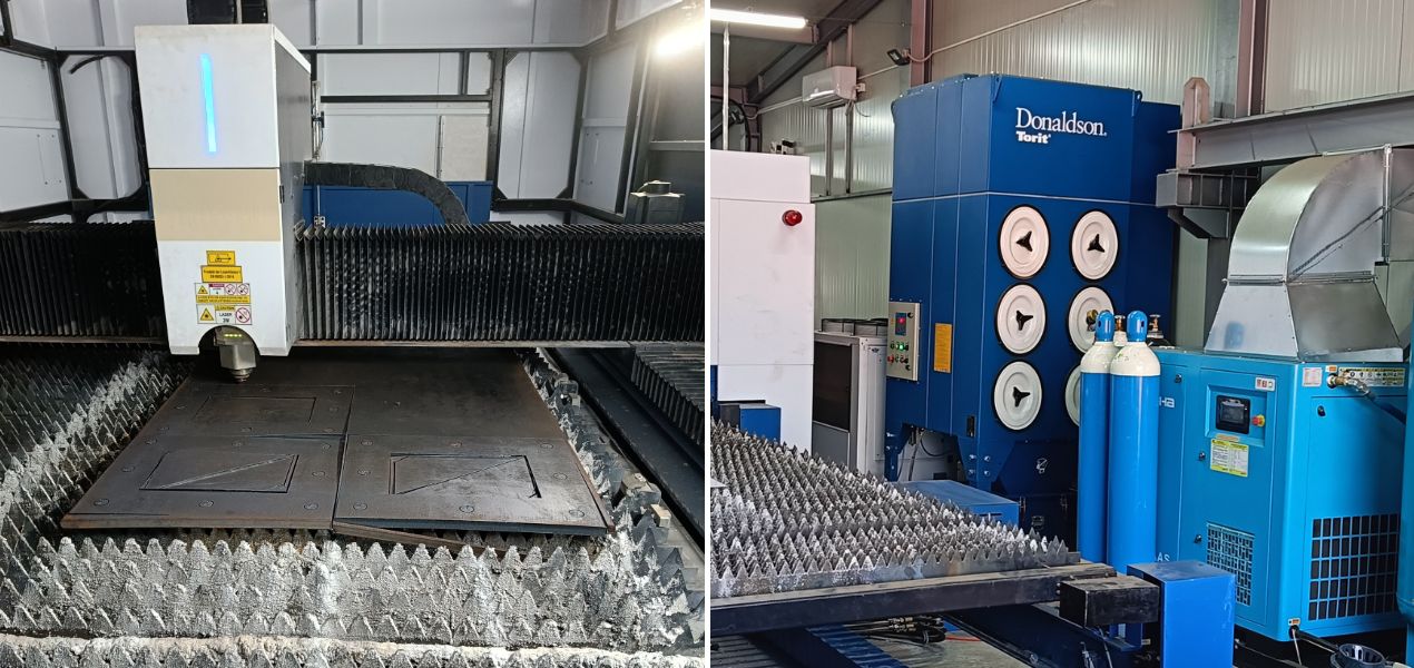 Depiction - Fiber Laser cutting machine