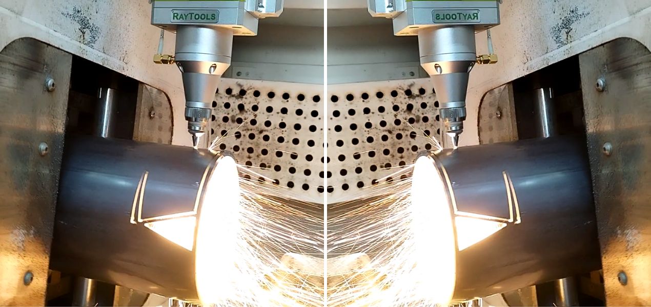 Depiction - Laser cutting tubes and profiles